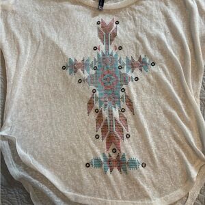 Boho Graphic Cream Tee